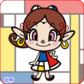 アクビガール モンドリアンルック